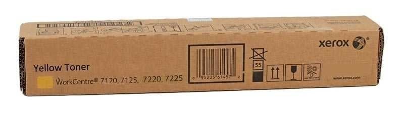 Xerox Workcentre 7125 Sarı Orjinal Toner