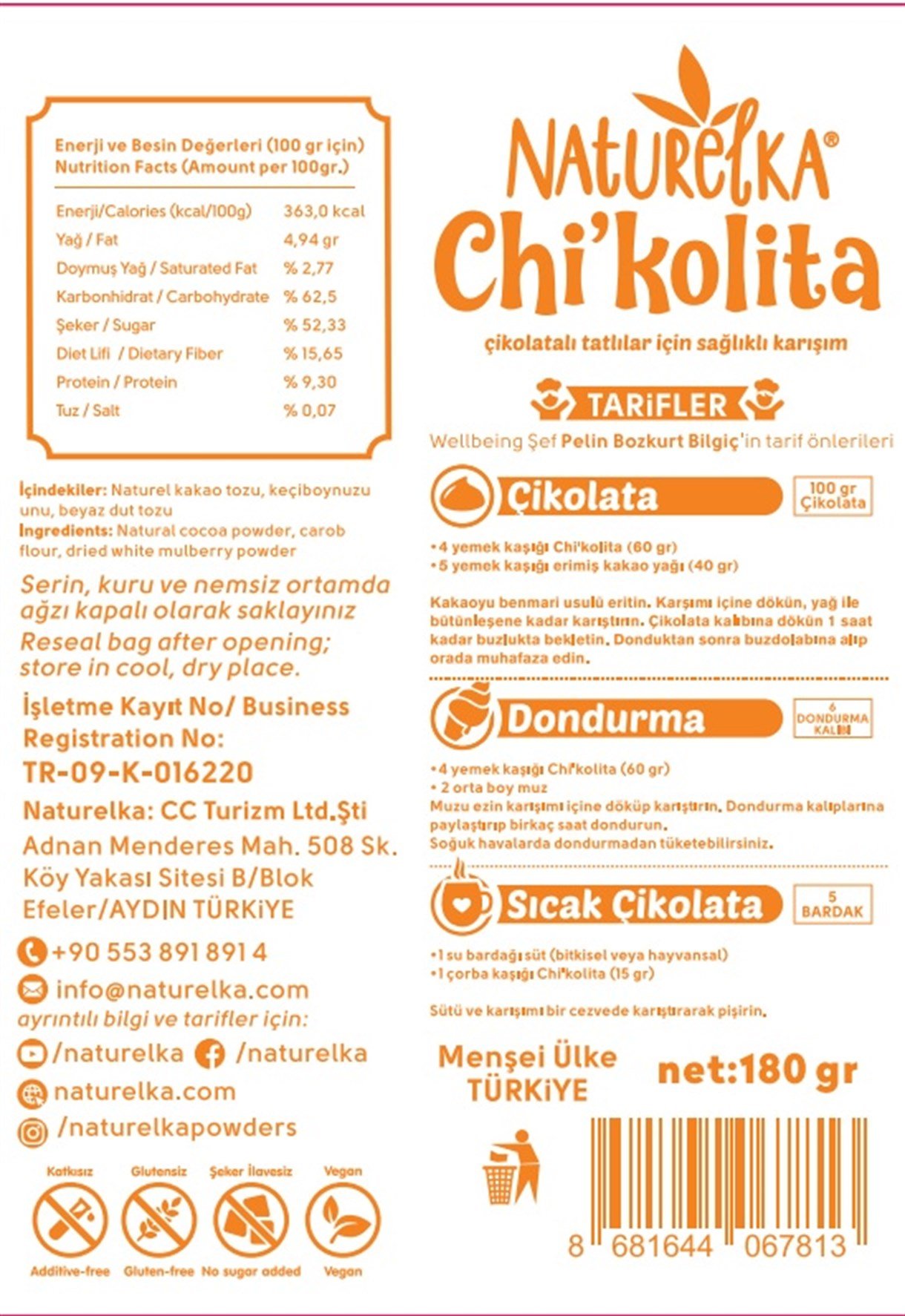 Chi'kolita 180 gr 