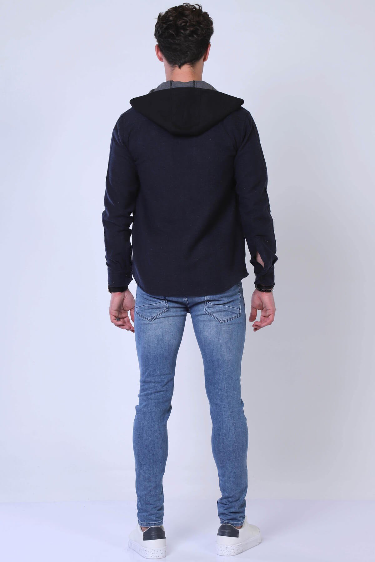 Erkek Slim Fit Gömlek Eg 1814 LACIVERTErkek Slim Fit Gömlek Eg 1814 LACIVERT