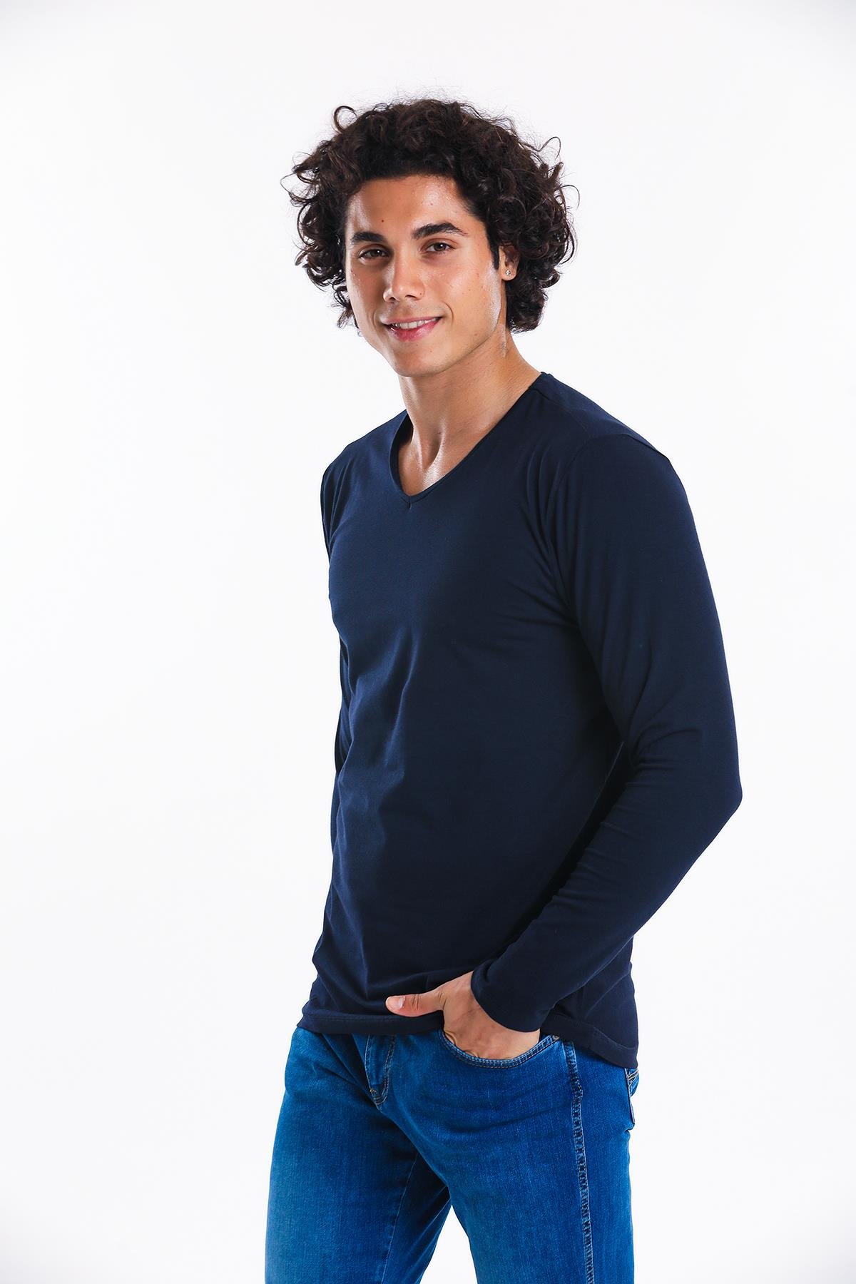 Erkek  Sweatshirt Esw 1881 LACIVERTErkek  Sweatshirt Esw 1881 LACIVERT