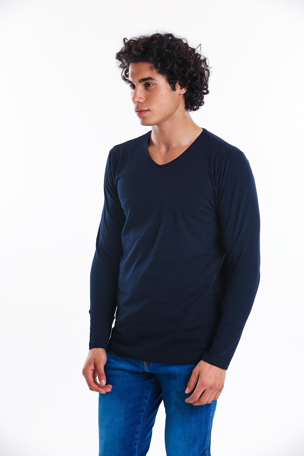 Erkek  Sweatshirt Esw 1881 LACIVERTErkek  Sweatshirt Esw 1881 LACIVERT