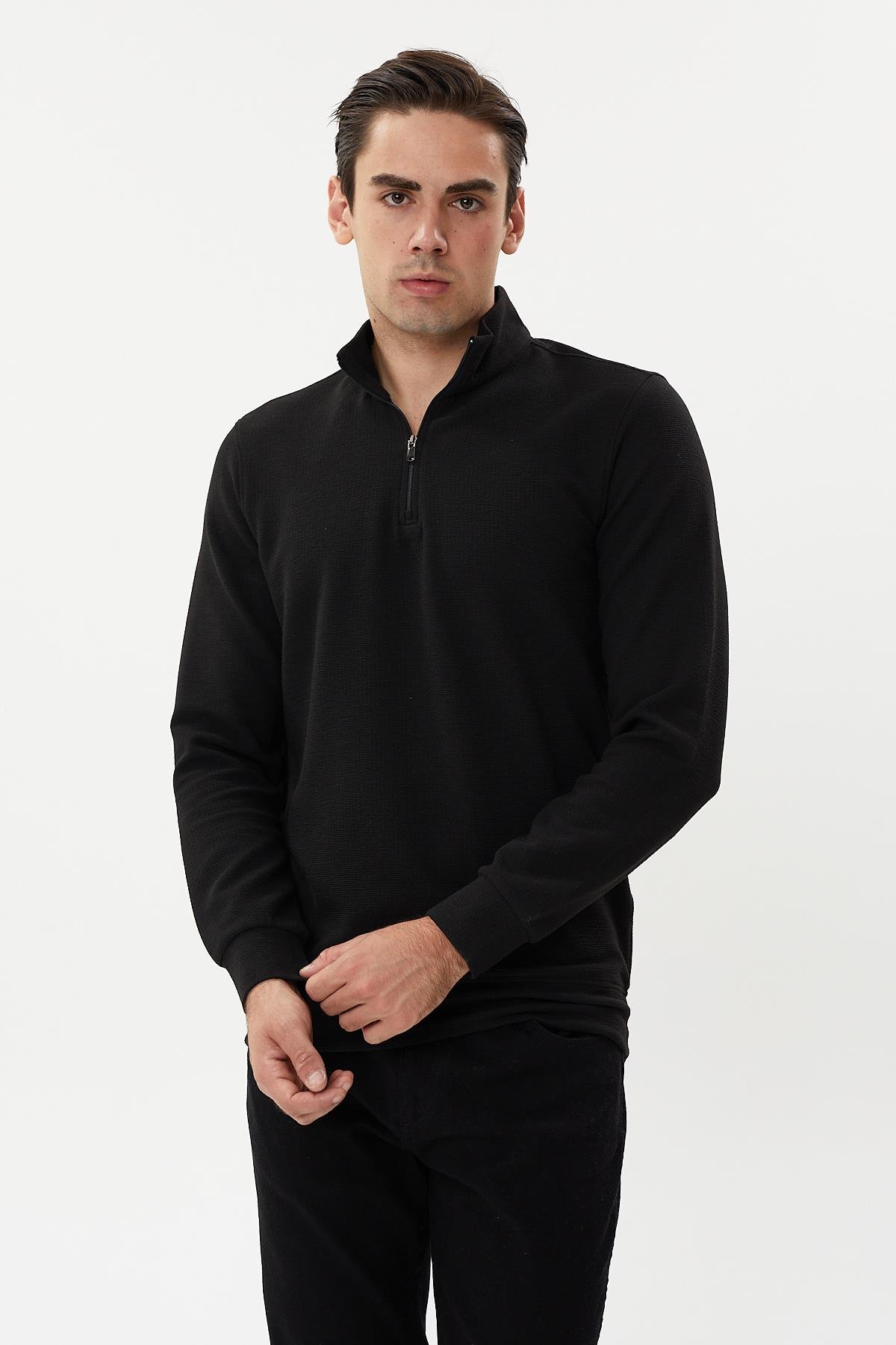 Erkek  Sweatshirt Esw 2884 BlackErkek  Sweatshirt Esw 2884 Black