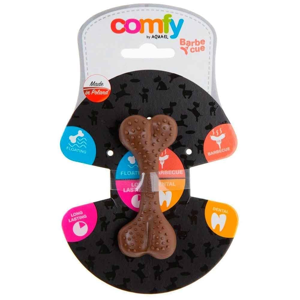 AQUAEL Comfy Toy Köpek Oyuncağı DENTAL BONE 8 Cm Kahverengi Barbekü Aromalı 5905546316576 Amazon Pet Center