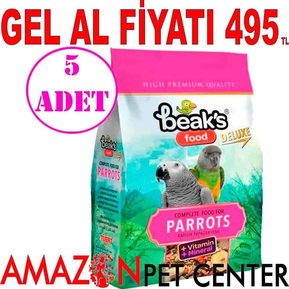 Beaks Karışık Papağan Yemi 500 Gr 5 AD 18003000 Amazon Pet Center