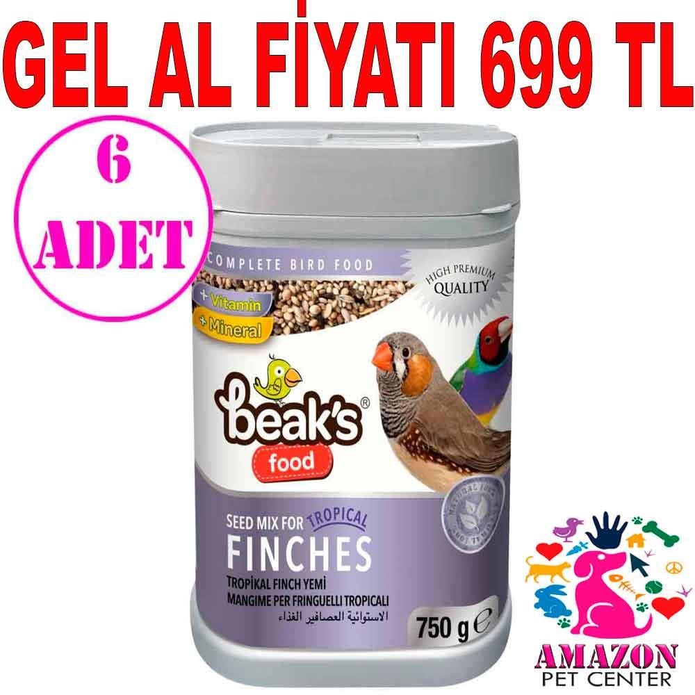 Beaks Tropikal Golden Finch Yemi 750 Gr 6 AD 19264004 Amazon Pet Center