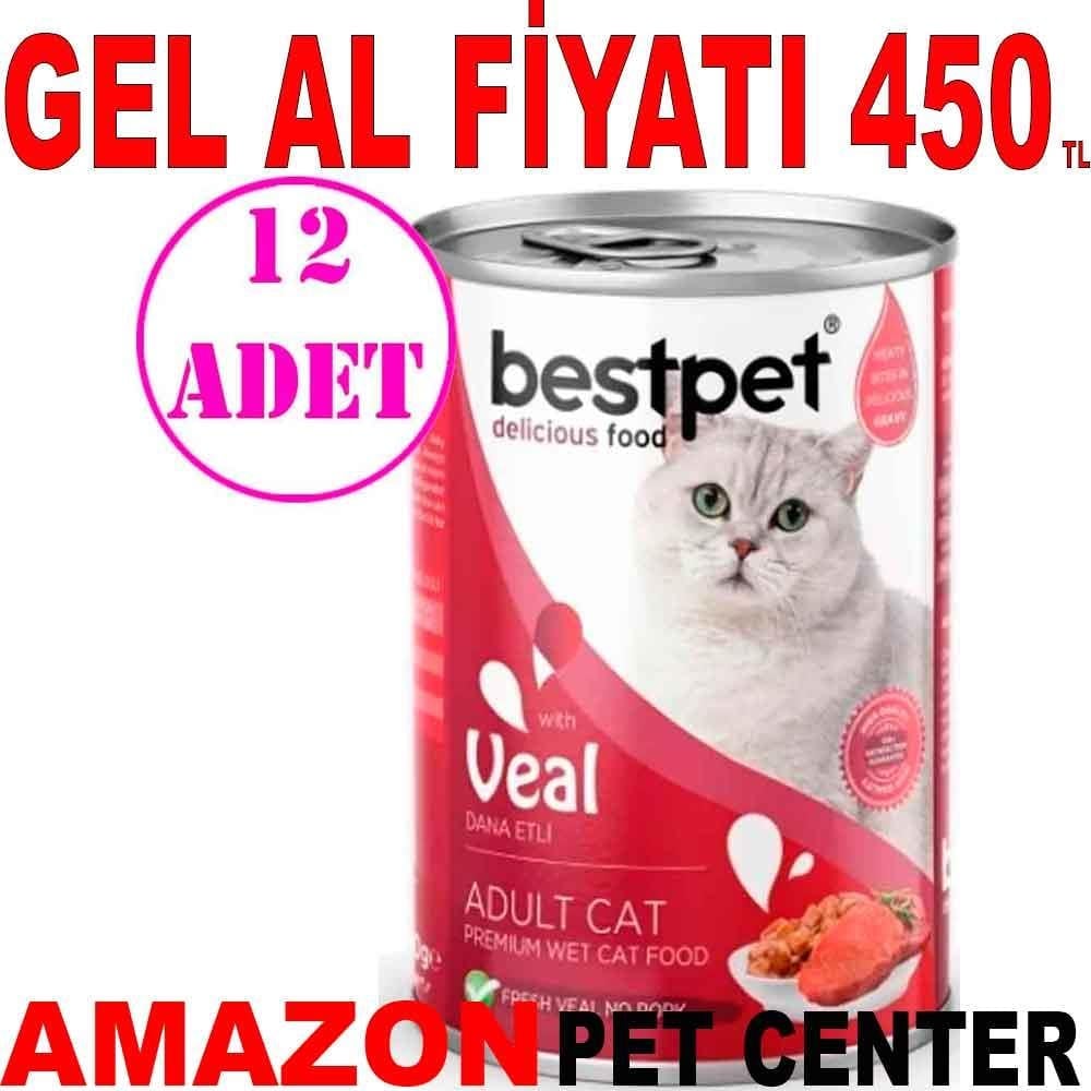 Best Pet Dana Etli Yetişkin Kedi Konservesi 400 gr 12 AD 18092004 Amazon Pet Center