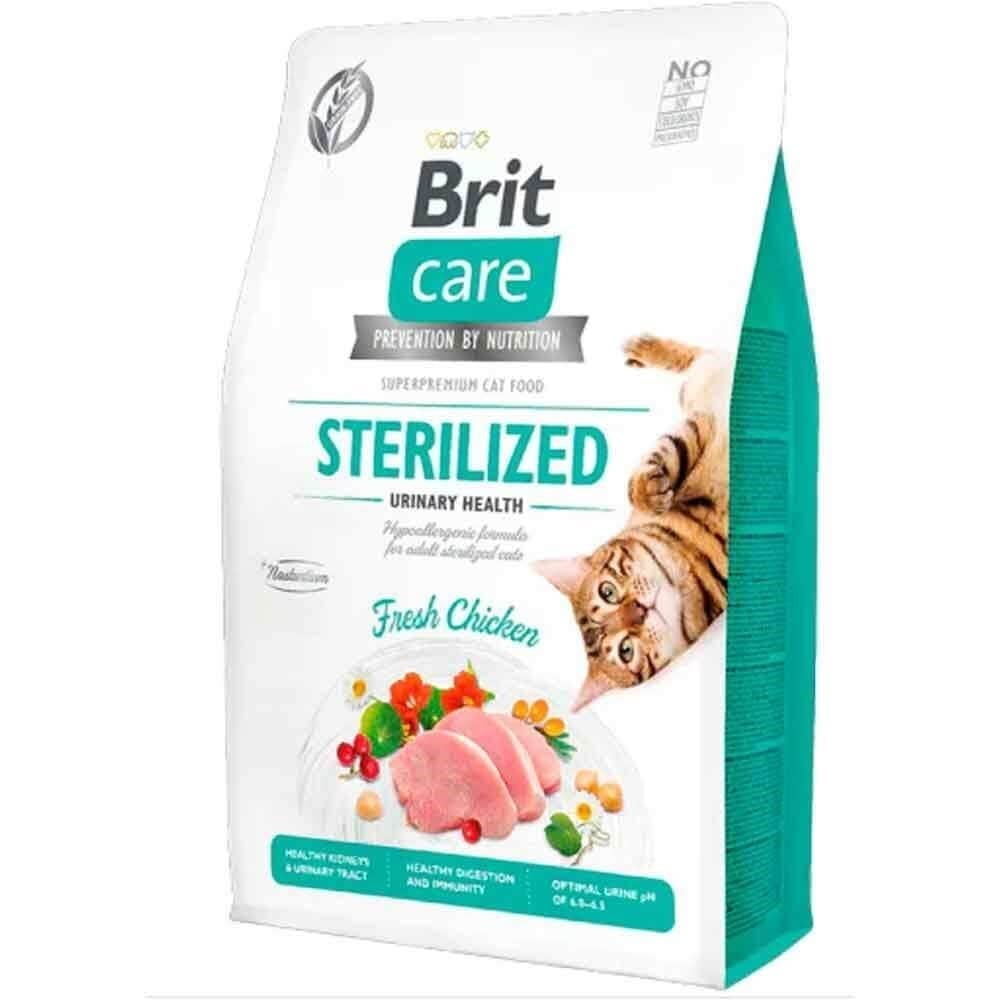 Brit Care Hypo-Allergenic Üriner Sistem Sağlığı için Tahılsız Kısırlaştırılmış Kedi Maması 7 kg 8595602540723 Brit Care Tahılsız Kedi Mamaları Amazon Pet Center