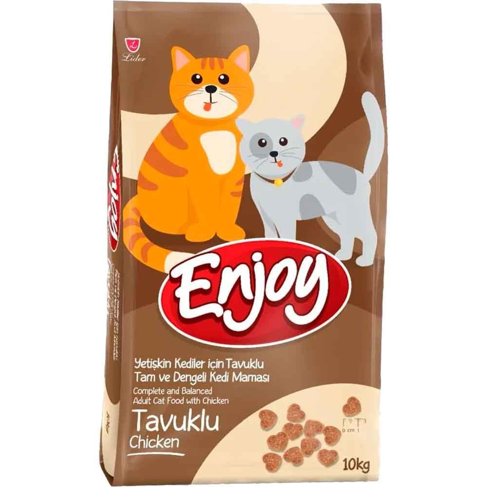 Enjoy Tavuklu Kedi Maması 10 Kg 8698995031301 Amazon Pet Center