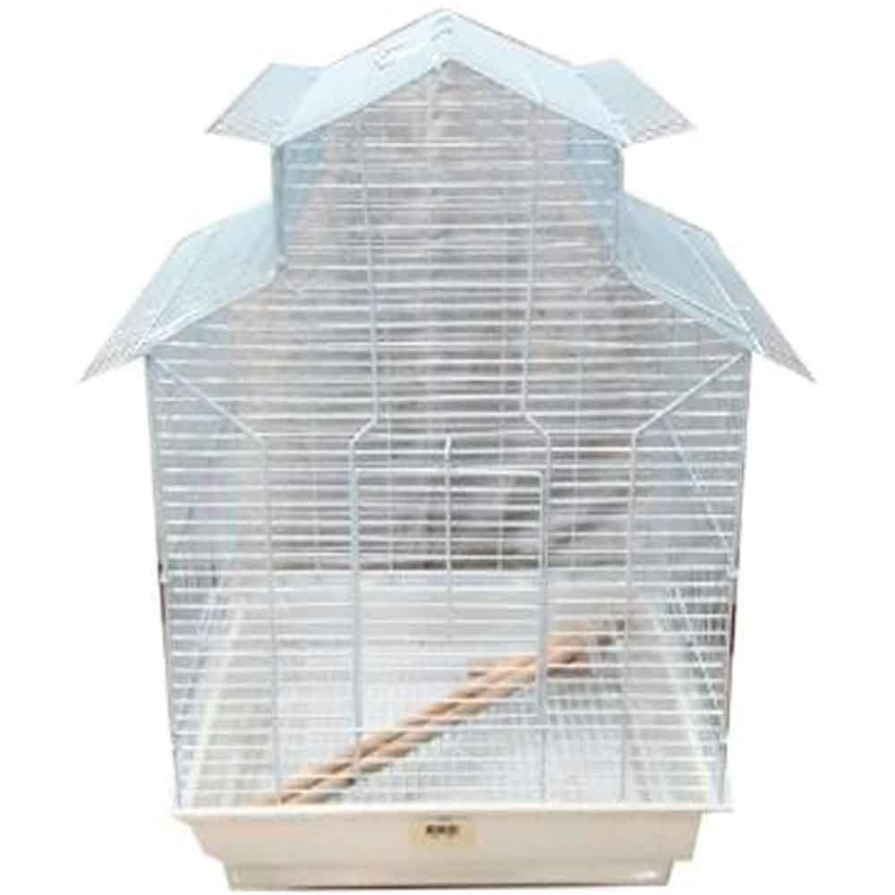 Euro Gold Çin Çatılı Papağan Kafesi BEYAZ 32137095 Amazon Pet Center