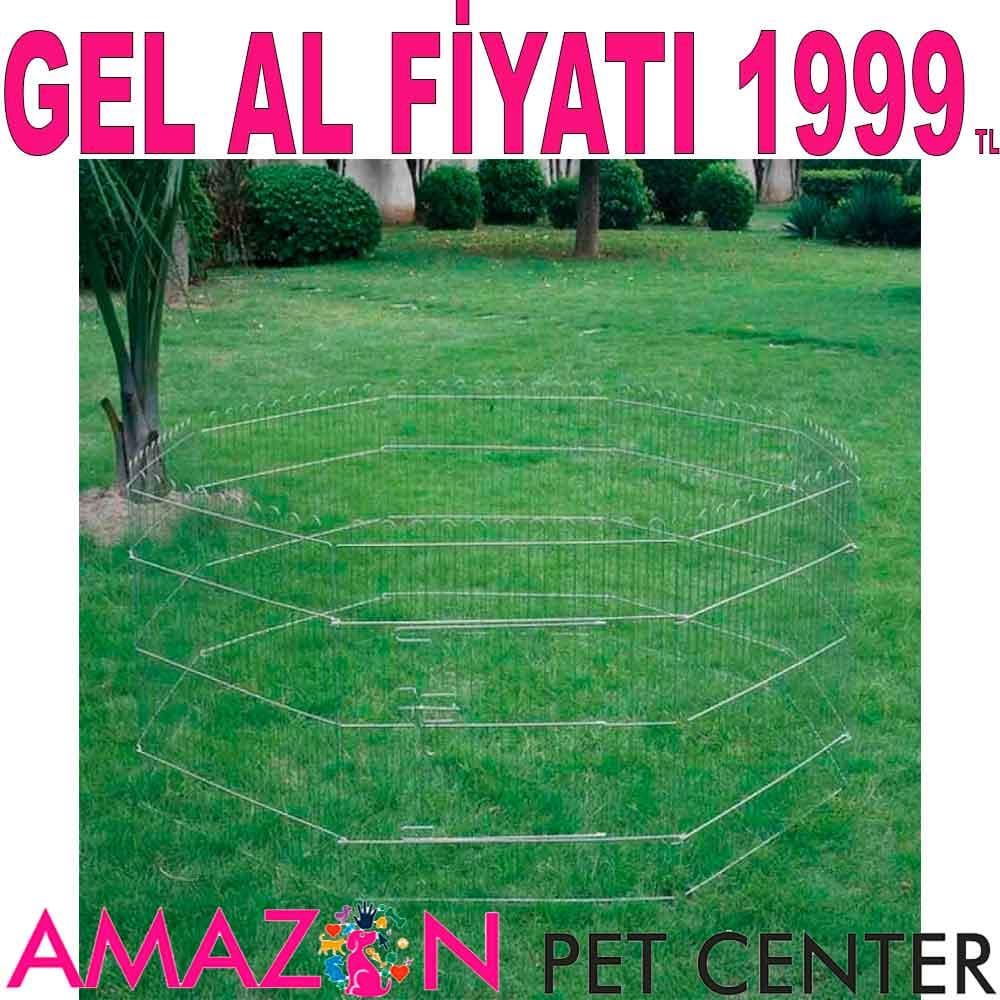Euro Gold Köpek için Krom Tel Panel 80x80 Cm 6 Parça 21693007 Amazon Pet Center