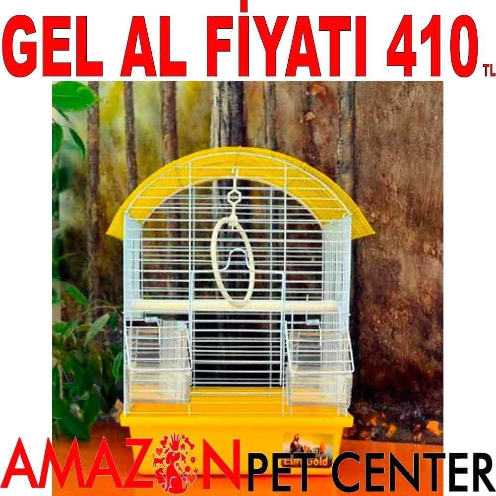 Euro Gold Kuş Kafesi Oval Çatı Karışık Renkli 1216A 19190006 Amazon Pet Center