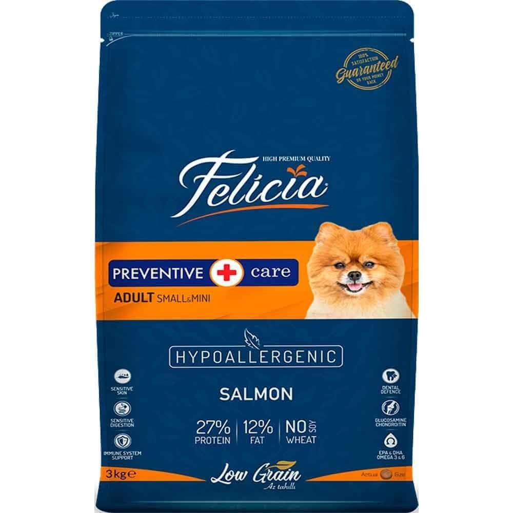 Felicia Somonlu Köpek Maması Az Tahıllı S/M 3 Kg 8681299606610 Felicia Yetişkin Köpek Mamaları Amazon Pet Center