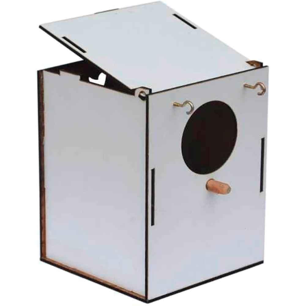 Fit Fly Lüx Ahşap Muhabbet Kuşu Yuvası 18,5 cm 1910001172158 Amazon Pet Center