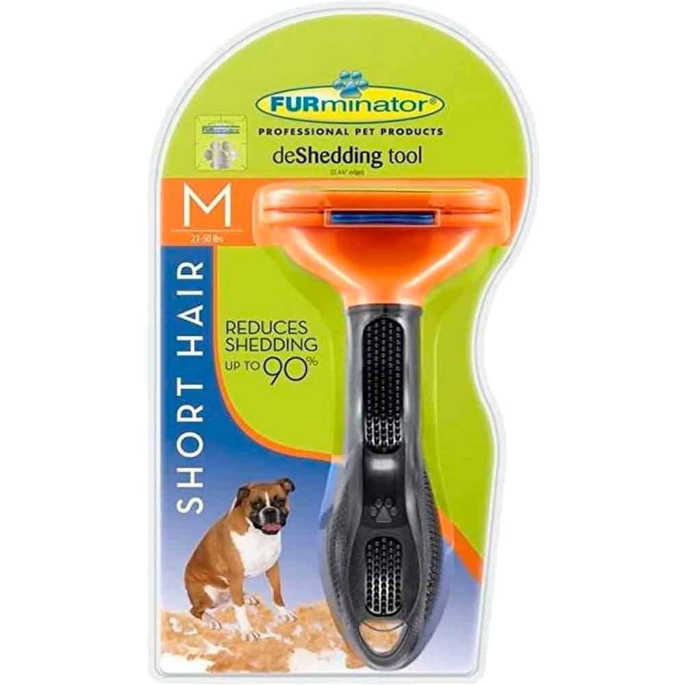 Furminator Shorthair M Köpek Tarağı 8787543530578 Amazon Pet Center