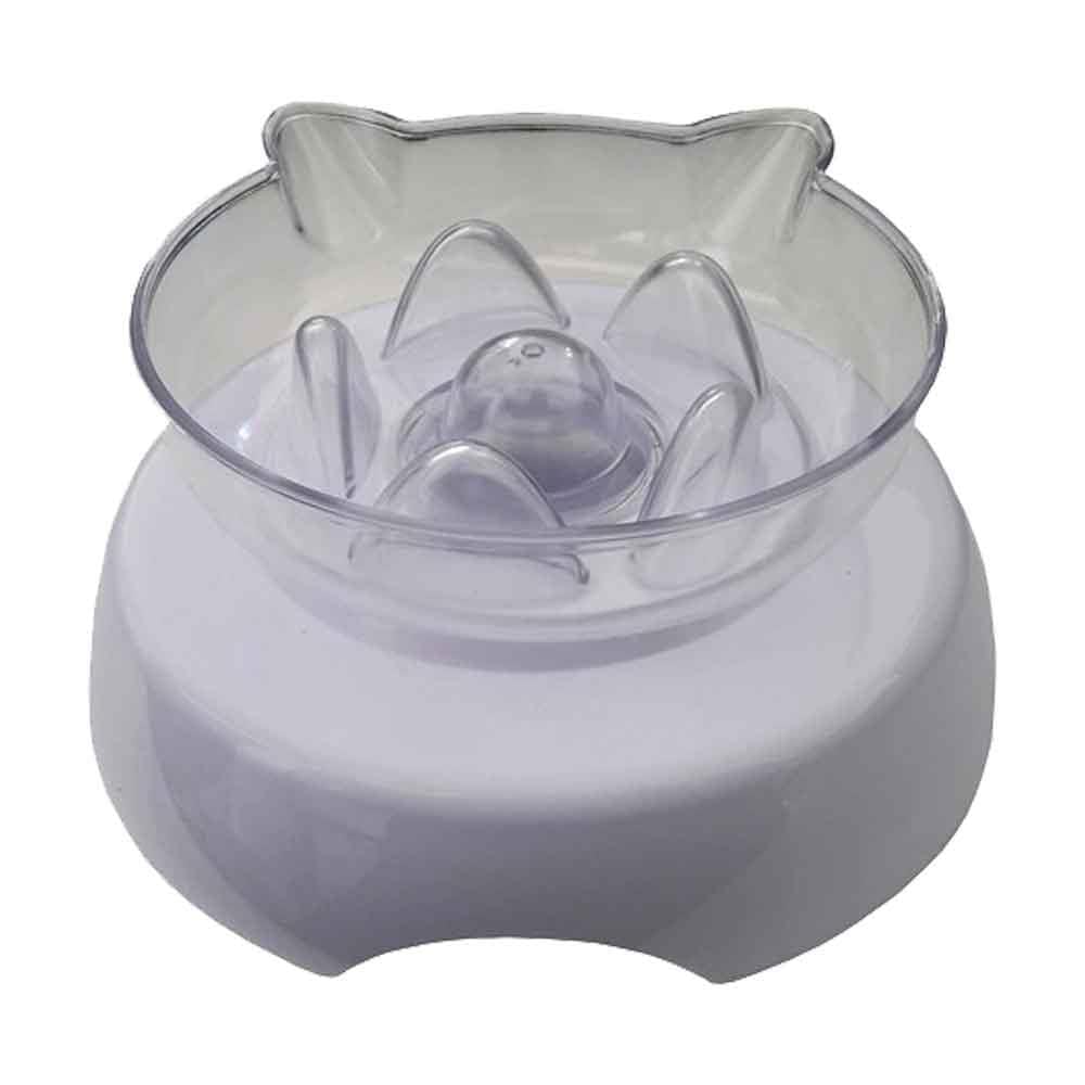 Kedi Ve Köpek Yavaş Besleme Su Ve Mama Kabı 250 ml Beyaz 8153814700573 Amazon Pet Center