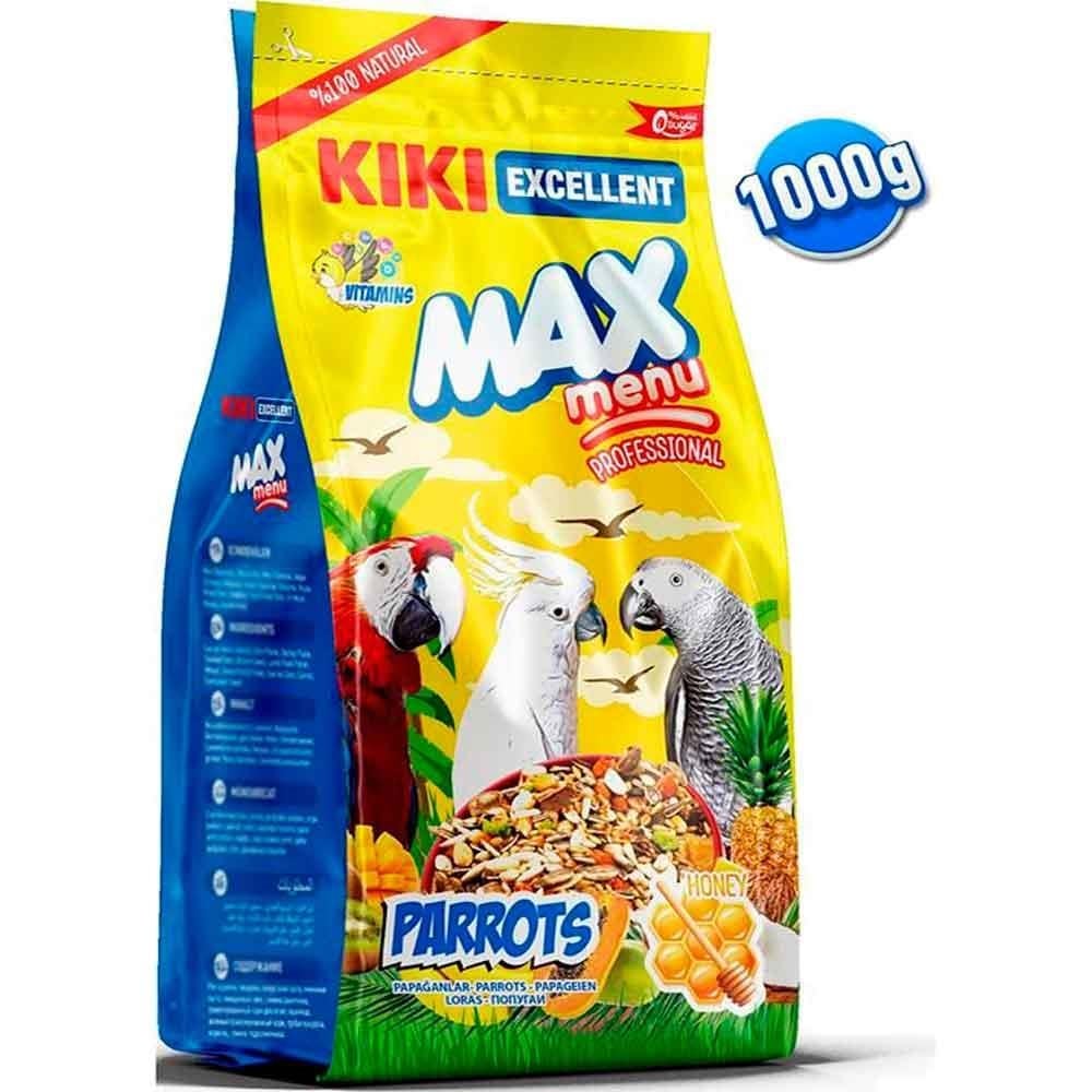 KIKI Excellent Max Menu Papağan Yemi 1 Kg 8683762341202 Amazon Pet Center