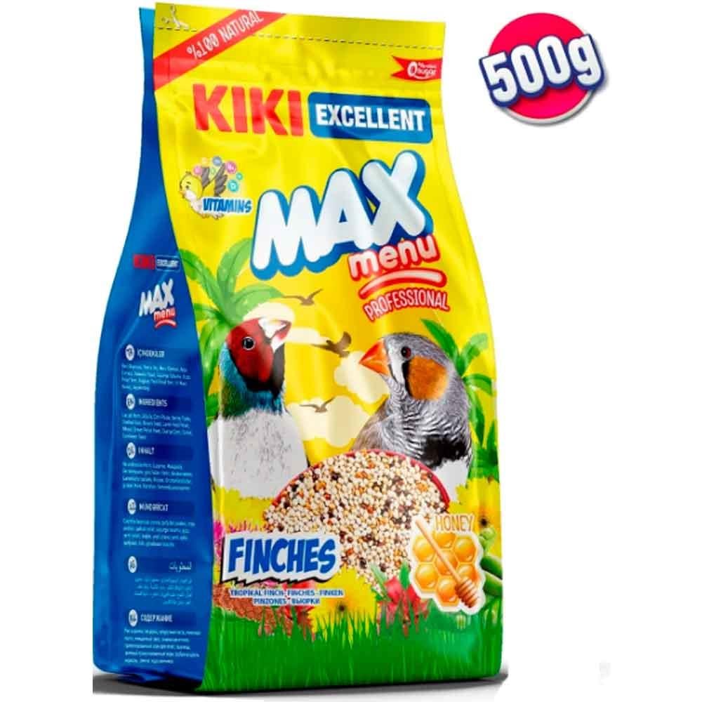 Kiki Excellent Max Menu Tropikal Finç Yemi 500 Gr 8683762341219 Amazon Pet Center