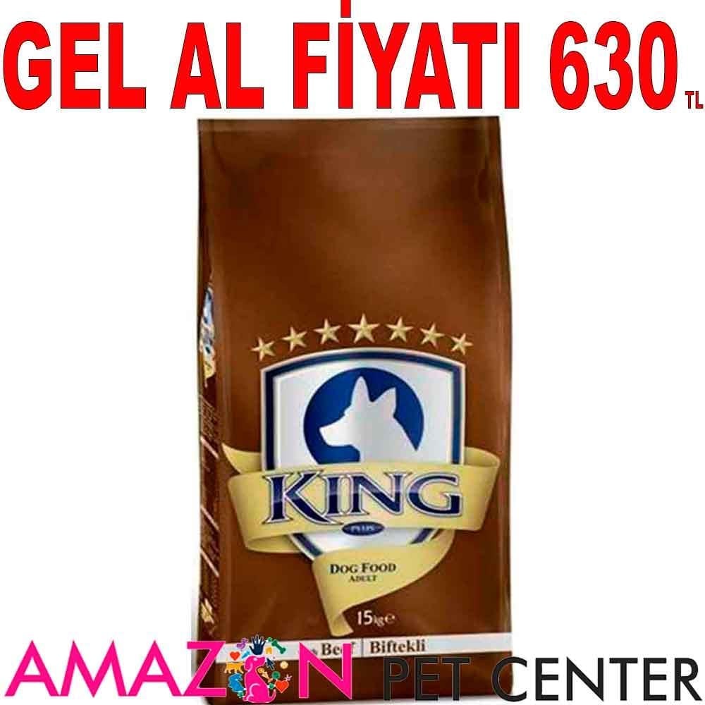 King Beef Biftekli Yetişkin Köpek Maması 15 kg 17965002 Amazon Pet Center