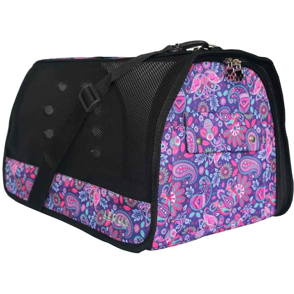 Lepus Kedi ve Köpek Taşıma Çantası Şeffaf Fly Bag Çiçek Desenli L 8681451058479 Amazon Pet Center