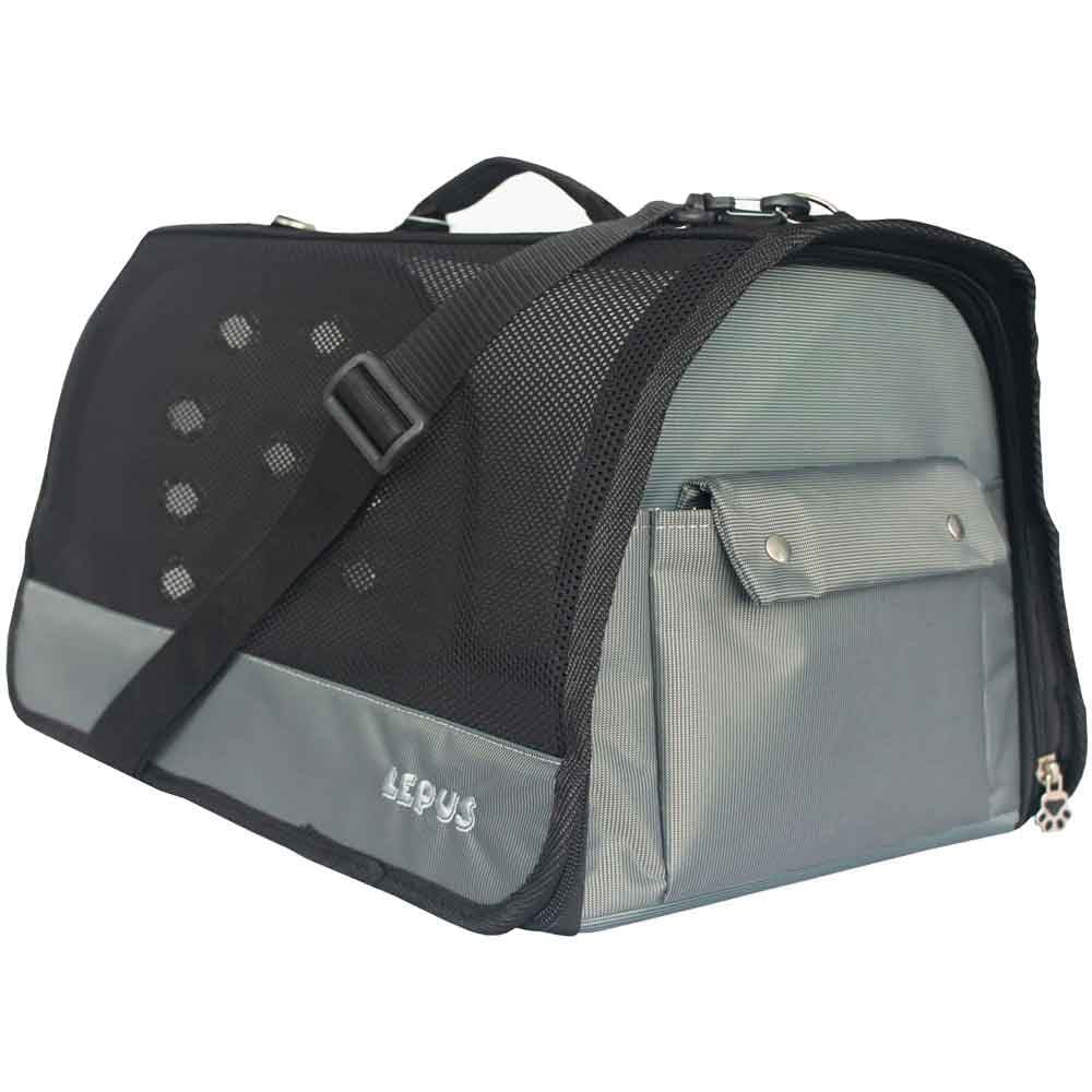 Lepus Kedi ve Köpek Taşıma Çantası Şeffaf Fly Bag Gri L 8681451058264 Amazon Pet Center