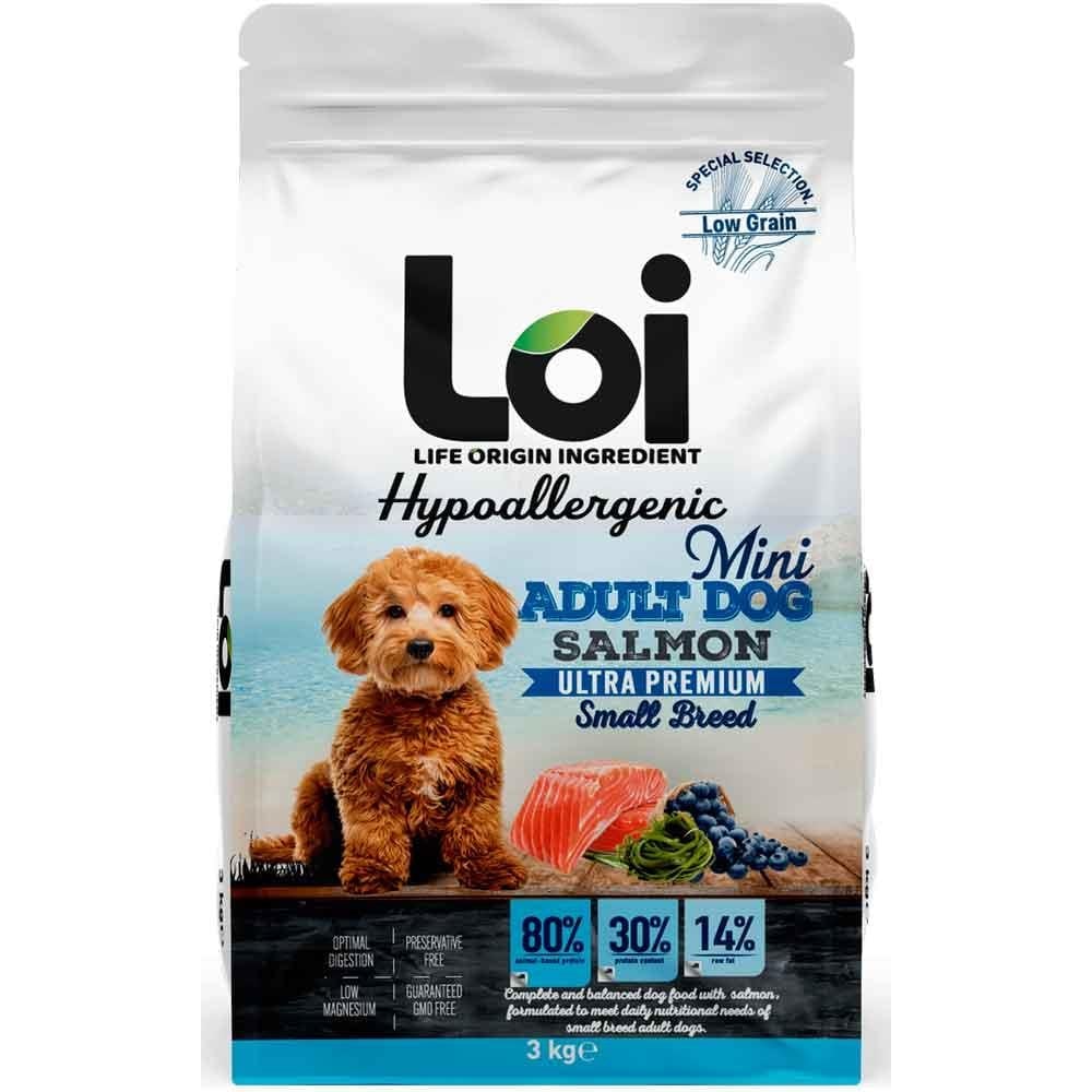 Loi Hipoalerjenik Küçük Irk Köpek Maması Somonlu 3 Kg 8684674190315 Amazon Pet Center
