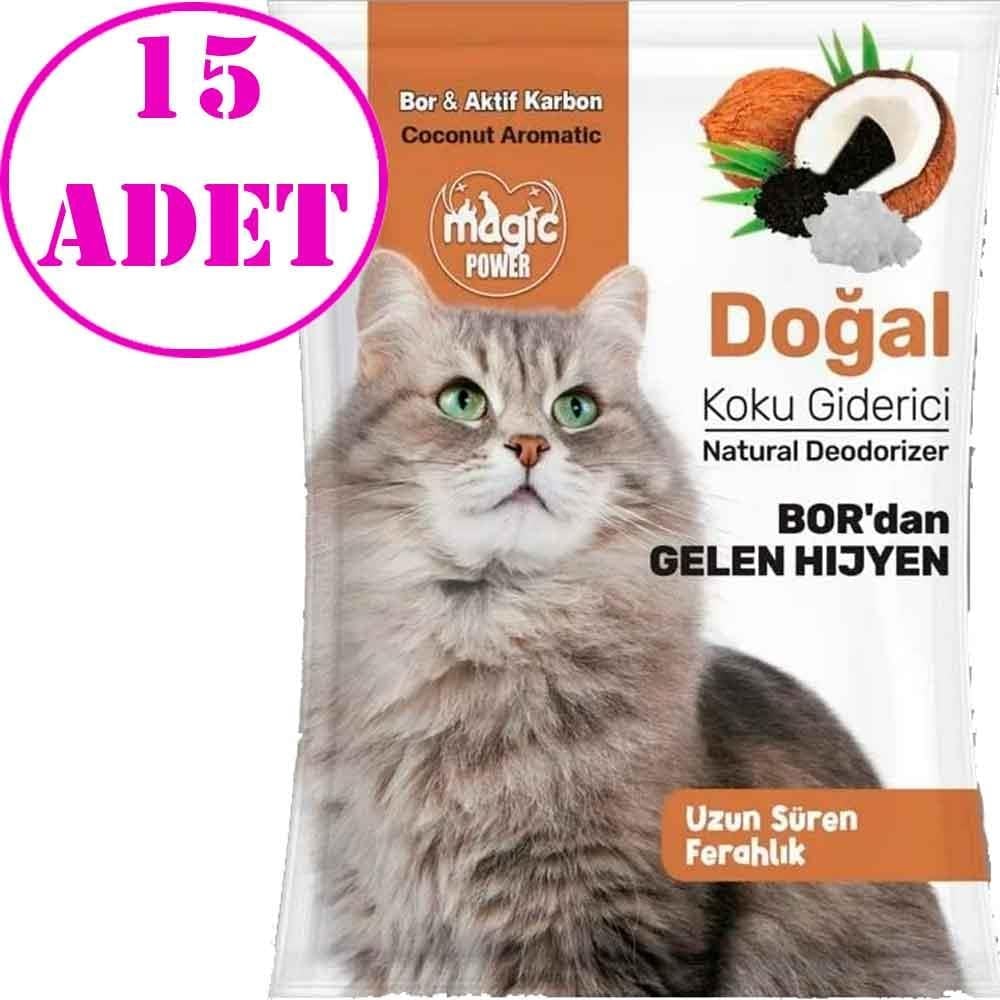 Magic Power Kedi Kumu Koku Giderici Hindistan Cevizi 25 Gr 15 AD 19885001 Amazon Pet Center