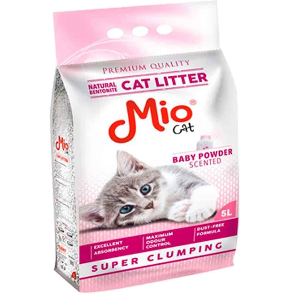 Mio Pudra Kokulu Topaklaşan Kedi Kumu İnce Taneli 5 Lt 8680067145016 Amazon Pet Center