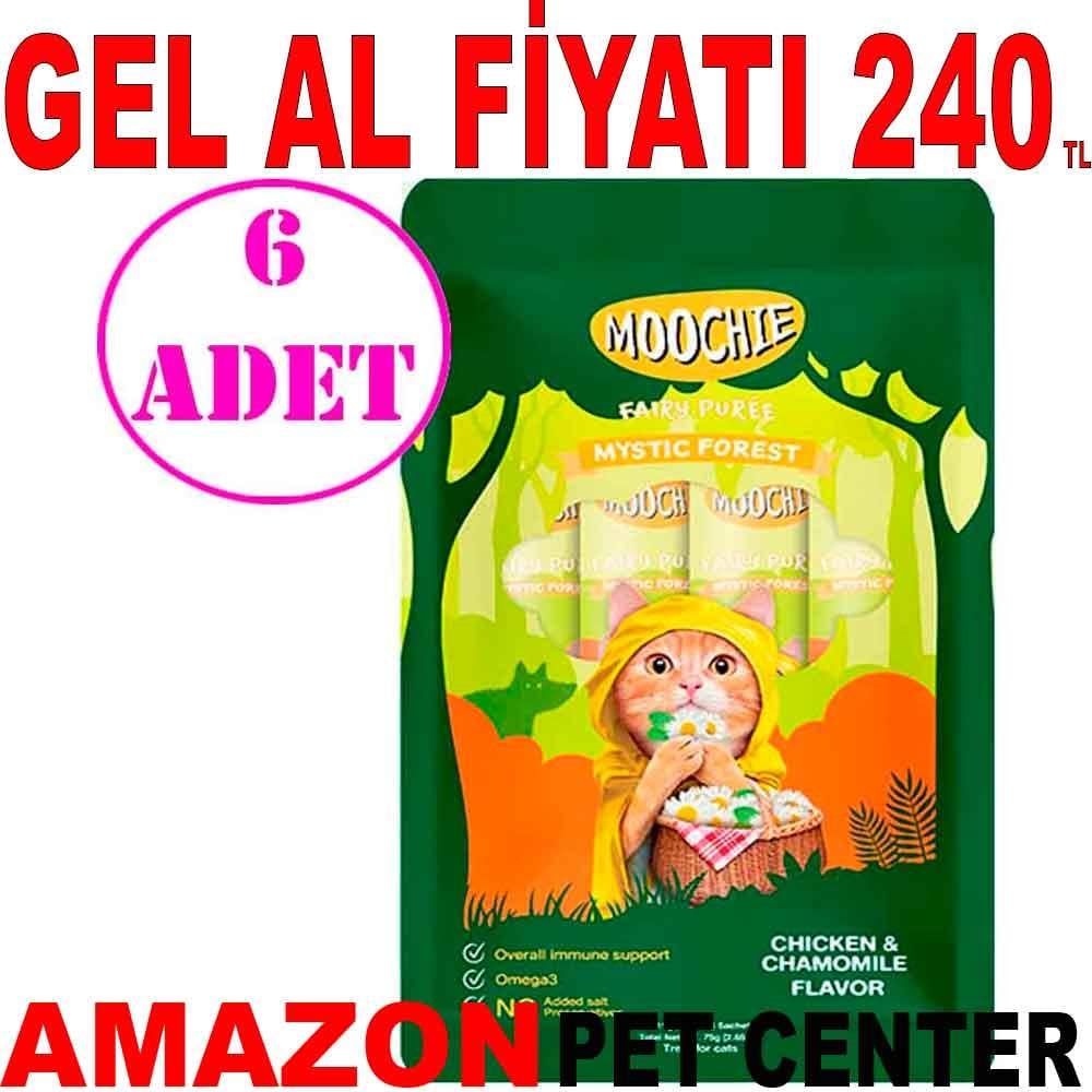 Moochie Sıvı Kedi Ödülü Tavuk Papatya 5x15 Gr 6 AD 22424006 Amazon Pet Center