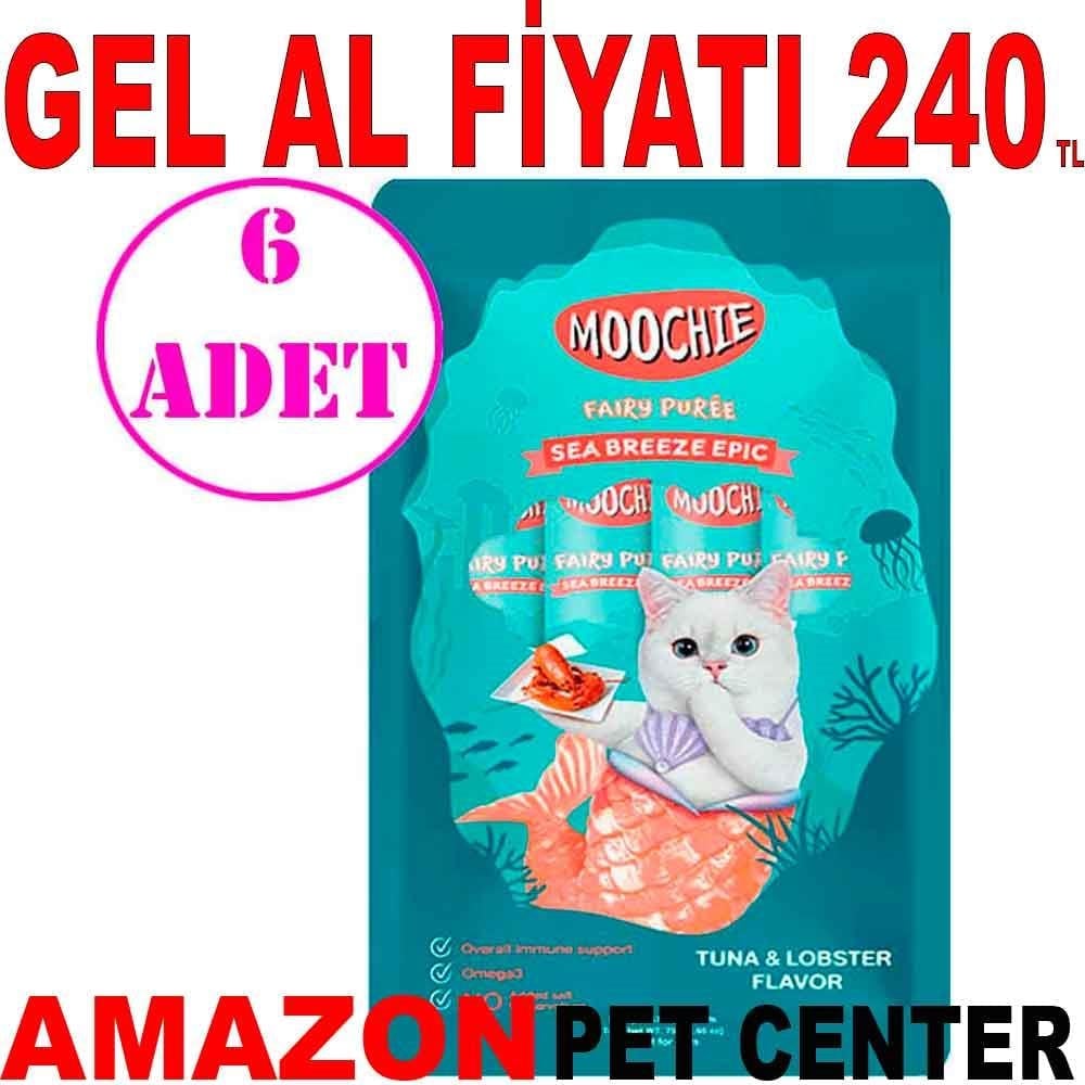 Moochie Sıvı Kedi Ödülü Ton İstakoz 5x15 Gr 6 AD 22414007 Amazon Pet Center