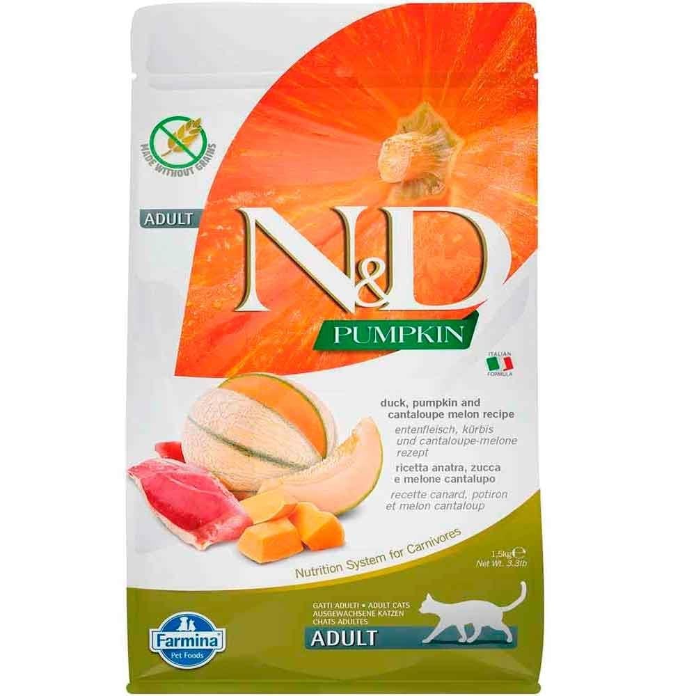 ND Balkabaklı Ördek Ve Kavunlu Kedi Maması 300 GR 8010276035356 Amazon Pet Center