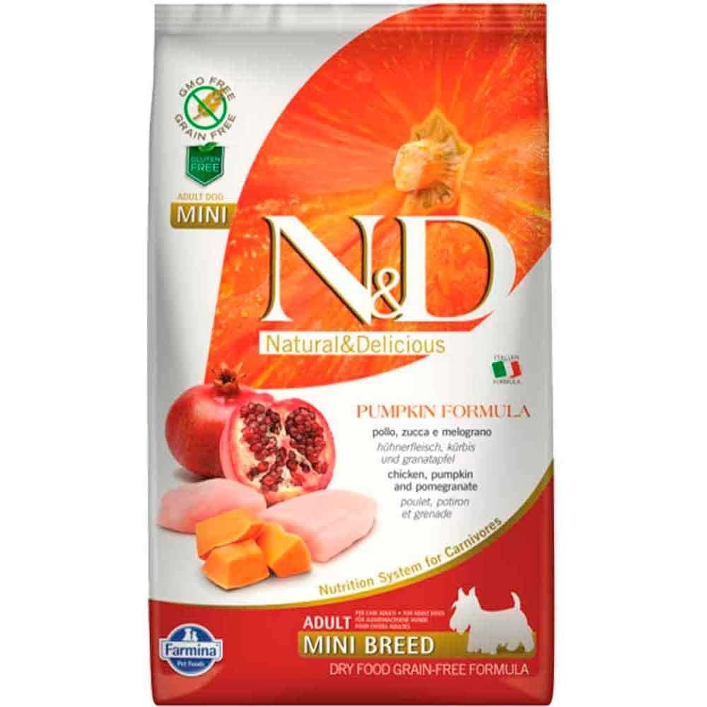 ND Balkabaklı Tahılsız Tavuklu Küçük Irk Köpek Maması 800 GR 8010276033192 Amazon Pet Center