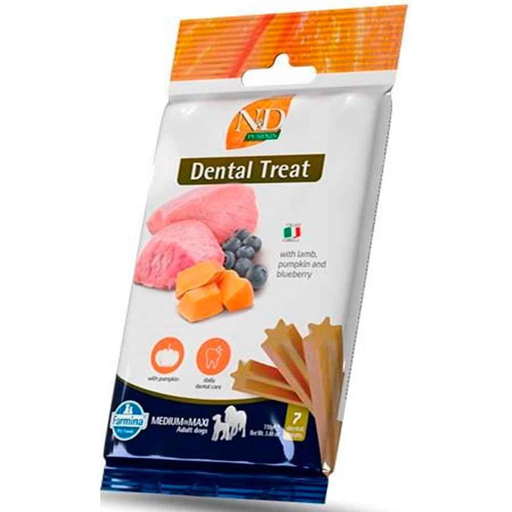 ND Dental Treat Kuzulu Yaban Mersinli Medium/Maxi Köpek Ödülü 7 li PK 8010276043368 Amazon Pet Center