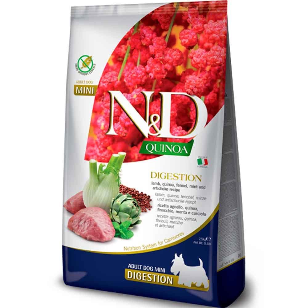 N&D Quinoa Digestion Kuzulu Mini Köpek Maması 800 GR 8010276039897 Amazon Pet Center