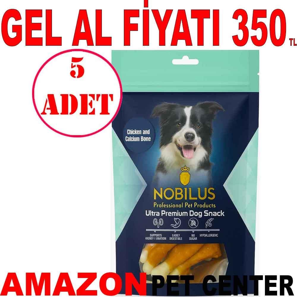 Nobilus Köpek Ödül Maması Tavuk ve Kalsiyum Kemikli Sargı 80 Gr 5 AD 22367006 Amazon Pet Center