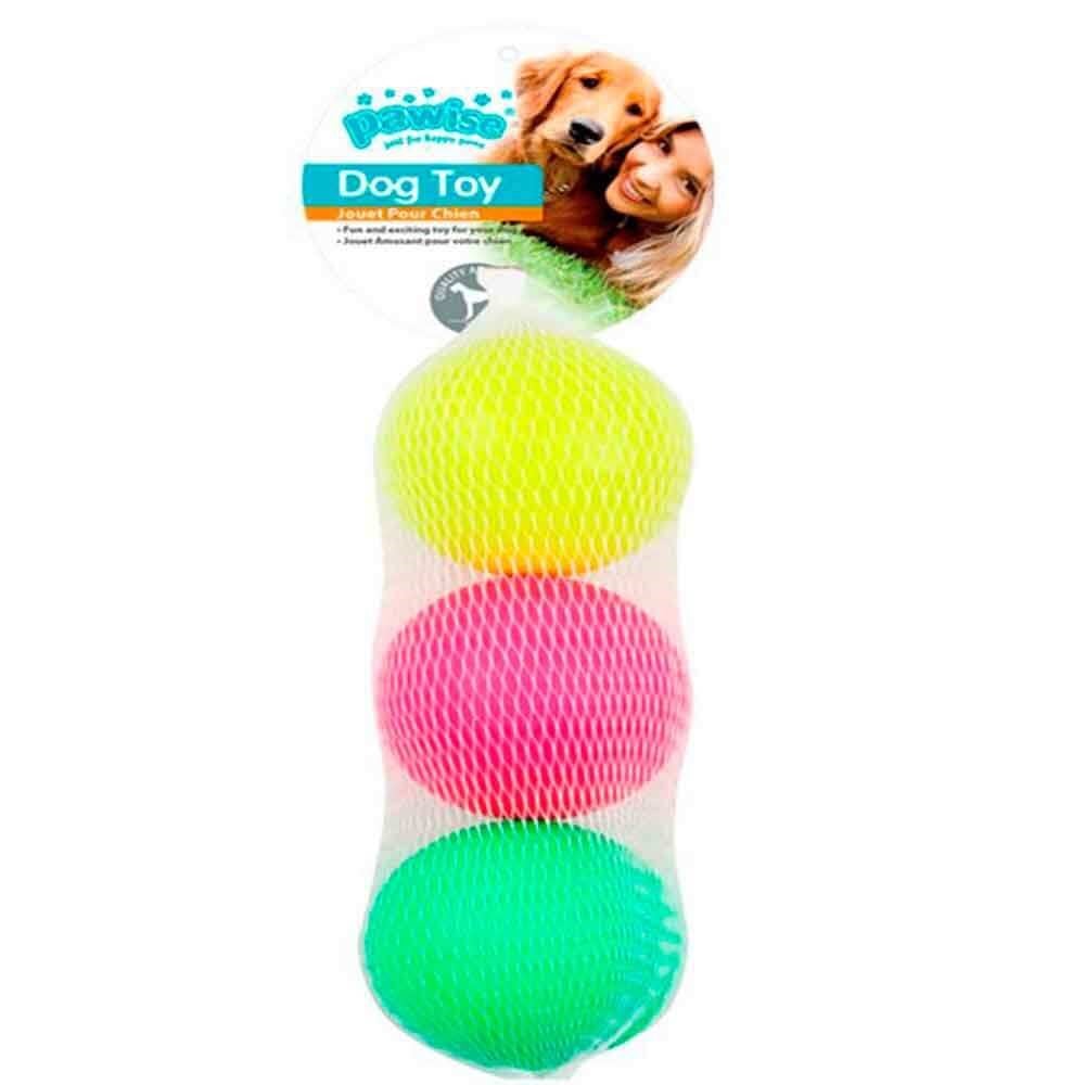 Pawise Köpek Oyuncağı Üçlü Sünger Top Parlak Renk 8886467547652 Pawise Köpek Ödül ve Oyun Topları Amazon Pet Center