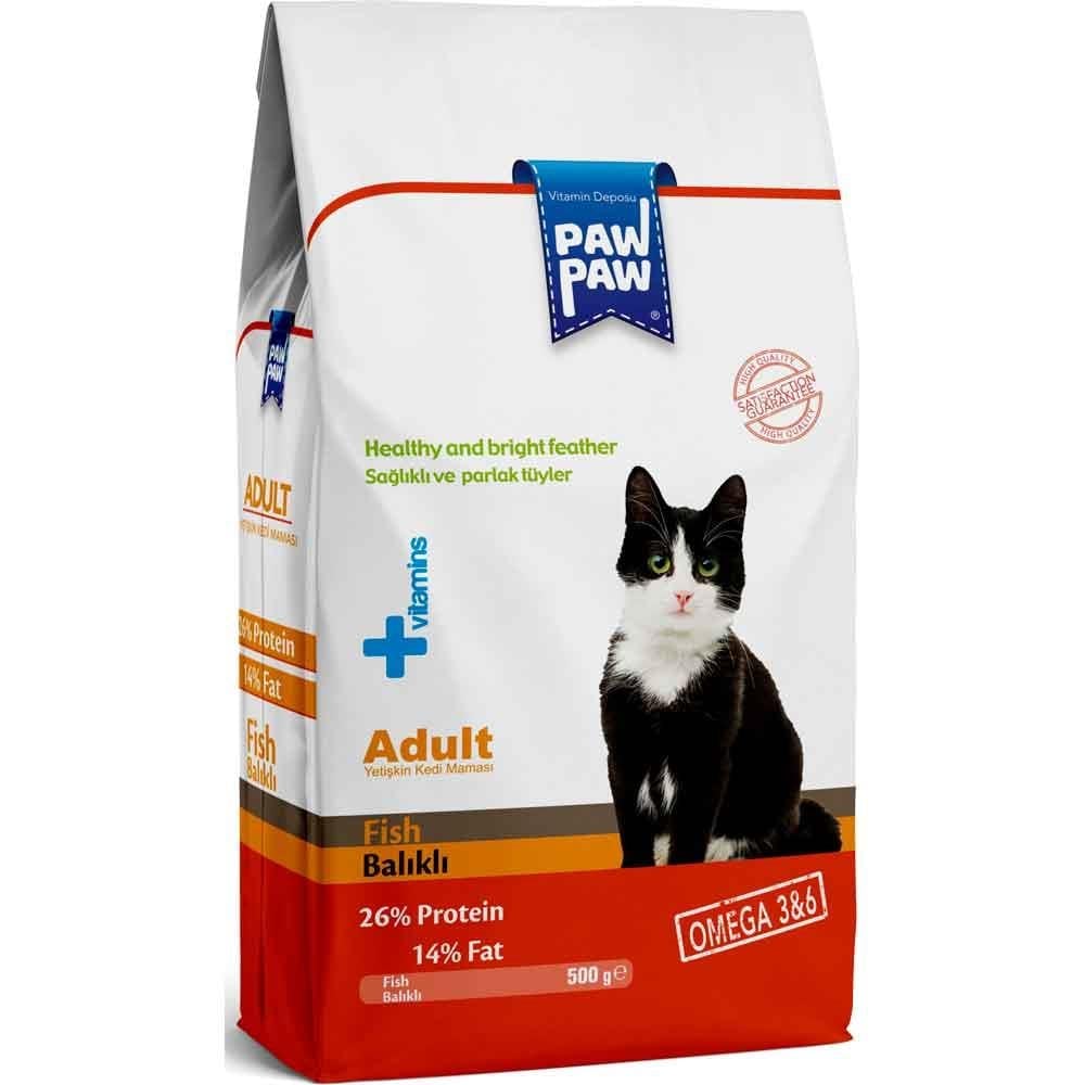 PAWPAW Balıklı Yetişkin Kedi Maması 15 KG 8681692100289 Amazon Pet Center