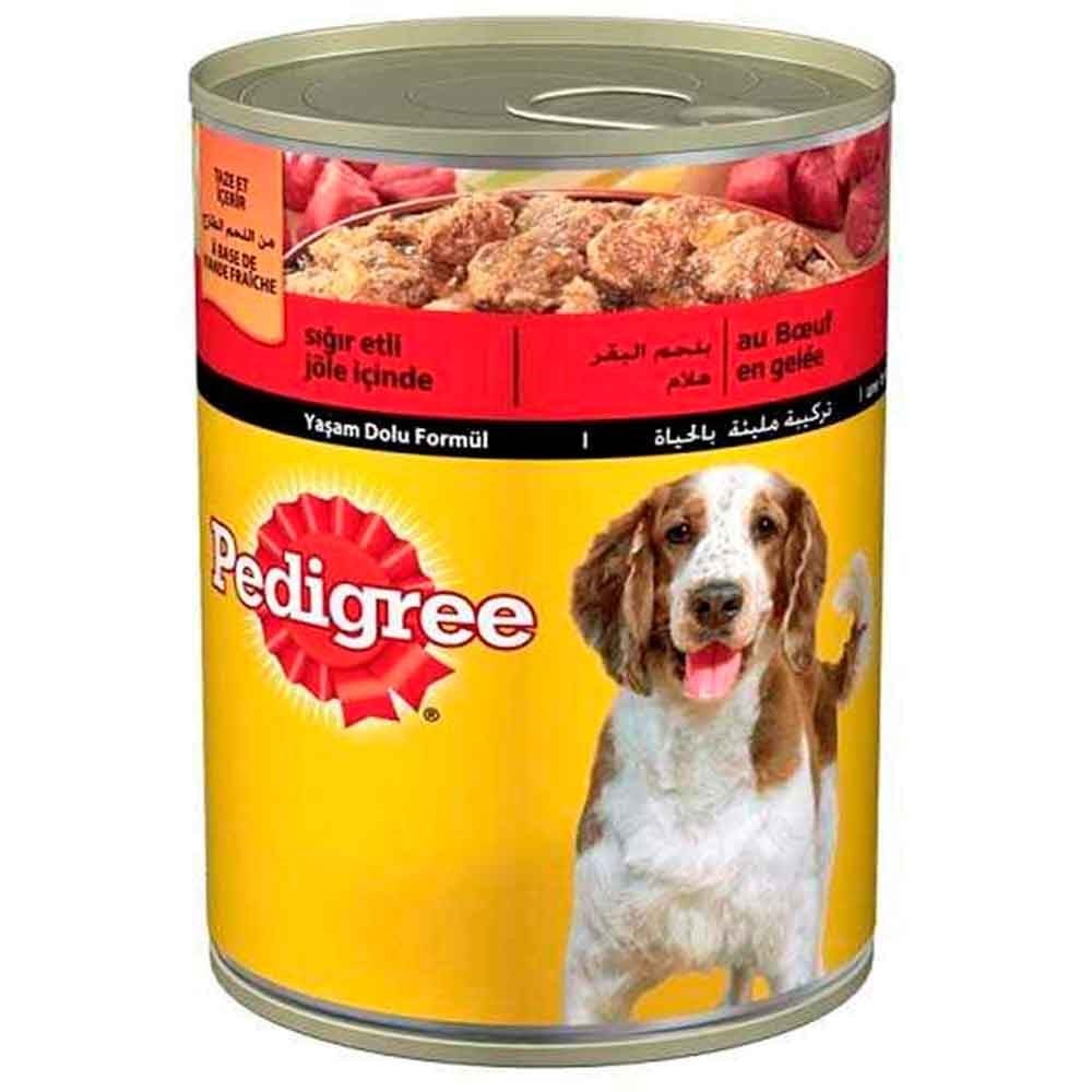 Pedigree Sığır Etli Köpek Konservesi 400 gr 5900951284571 Pedigree Yetişkin Köpek Konserveleri Amazon Pet Center