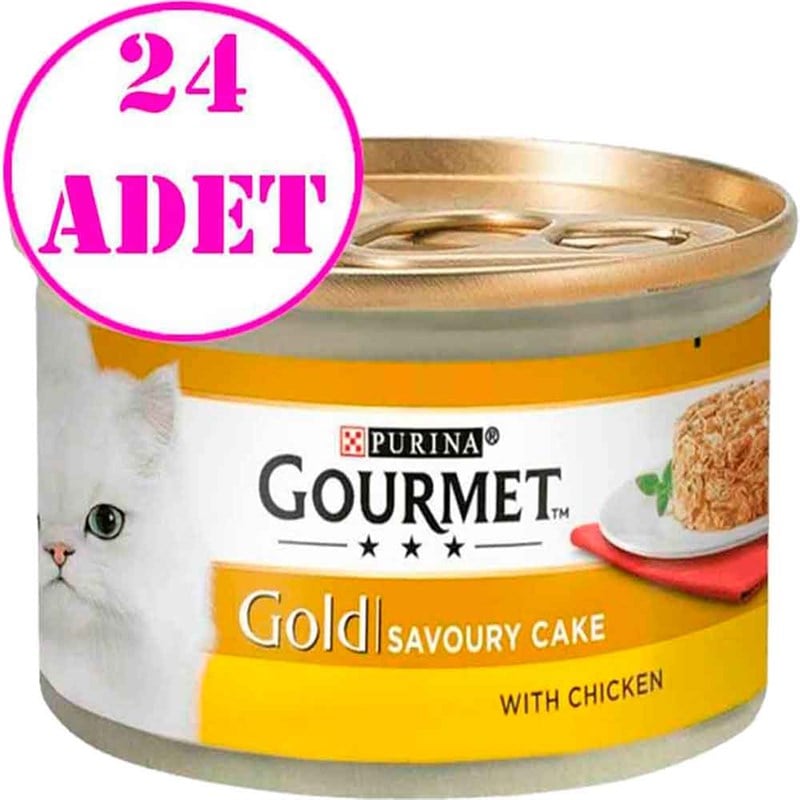 ProPlan Gourmet Tavuklu Havuçlu Kedi Konservesi 85 Gr 24 Ad 32120707 Gourmet Yetişkin Kedi Konserve Mamaları Amazon Pet Center