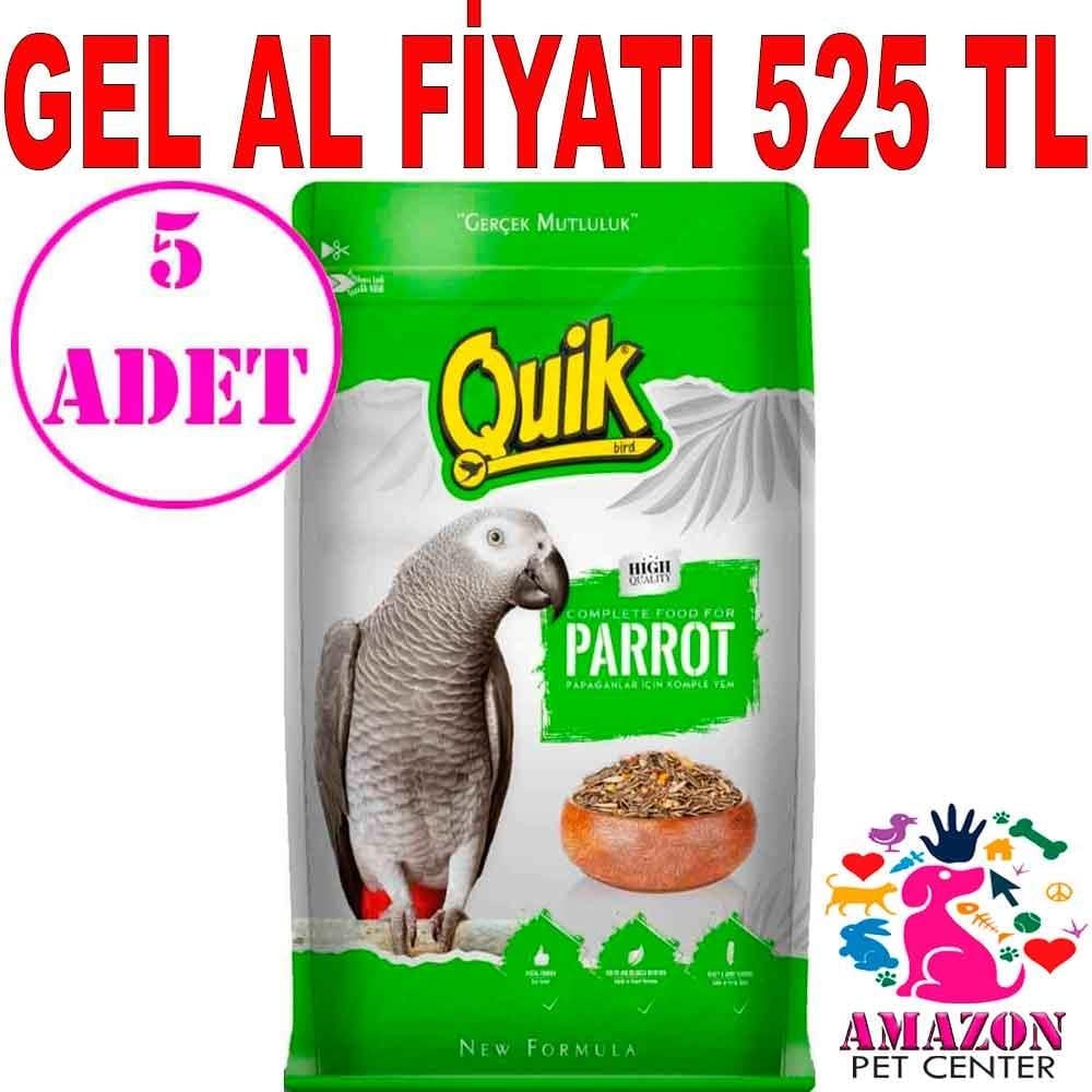 Quik Papağan Yemi 700 Gr 5 AD 20077006 Amazon Pet Center