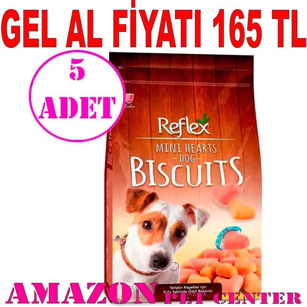 Reflex Mix Renkli Kalpli Köpek Ödül Bisküvisi 350 Gr 5 AD 19338002 Amazon Pet Center