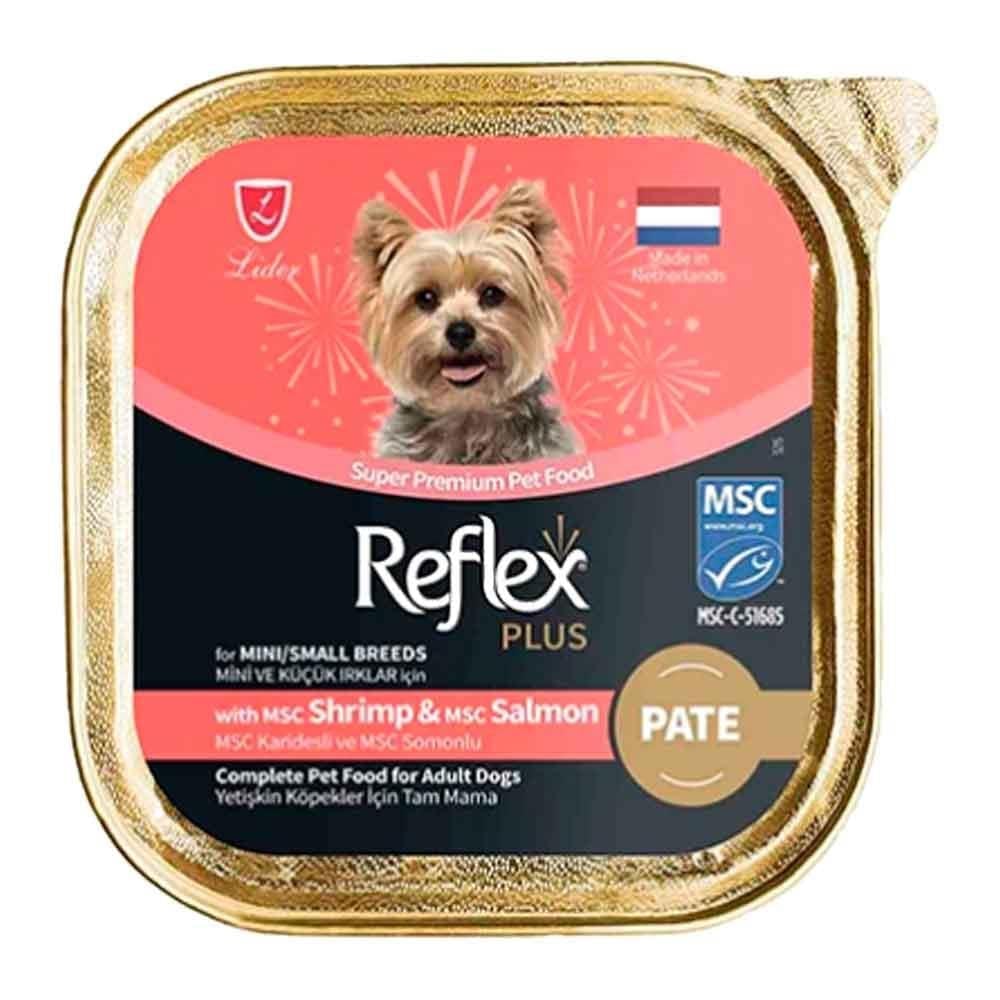 Reflex Plus Pate Karidesli ve Somonlu Küçük Irk Köpek Yaş Maması 85 Gr 8698995032797 Amazon Pet Center