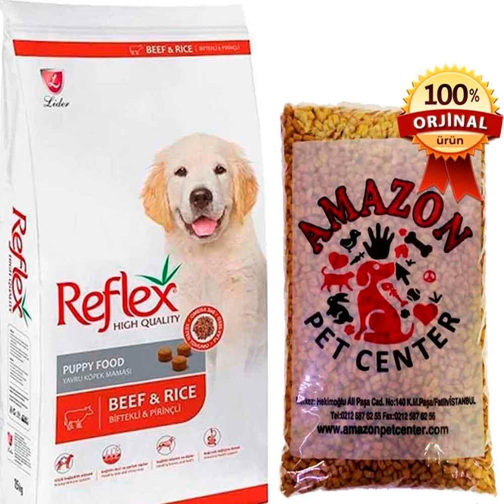 Reflex Puppy Beef Biftekli Yavru Köpek Maması Açık 1 Kg 32109559 Amazon Pet Center