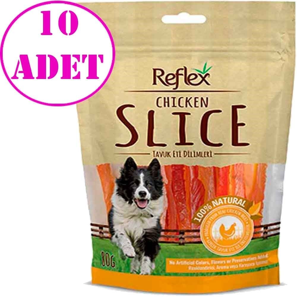 Reflex Tavuklu Yumuşak Dilim Köpek Ödülü 80 Gr 10 AD 32125030 Reflex Köpek Lezzet Ödülleri Amazon Pet Center
