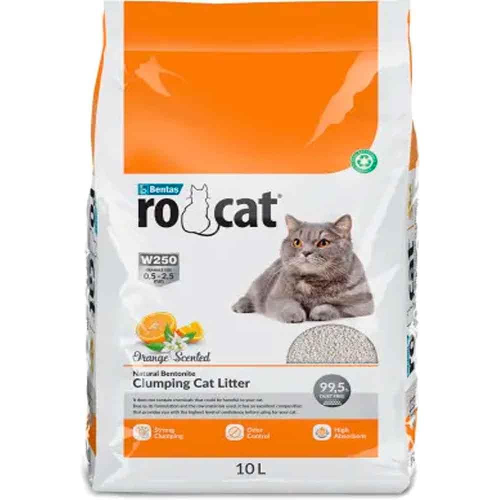 RoCat Kedi Kumu Portakal Kokulu İnce 10 LT 8699245858297 Amazon Pet Center