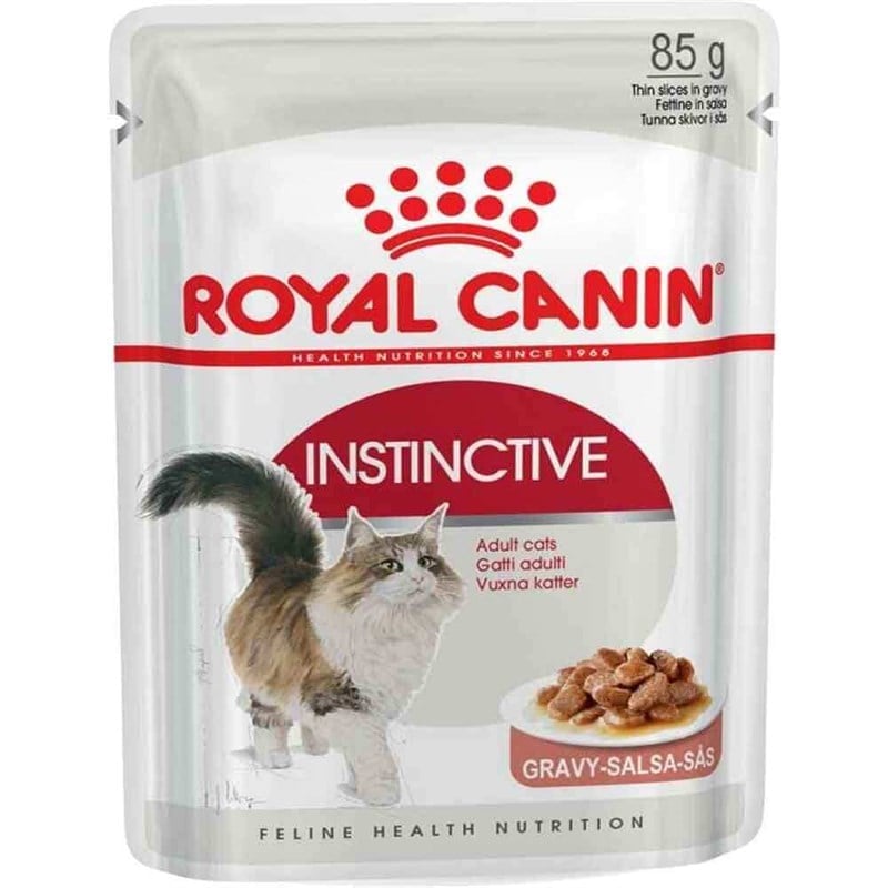 Royal Canin İnstinctive Gravy Kedi yaş Mama 85 Gr 9003579308936 Royal Canin Yetişkin Kedi Konserve Mamaları Amazon Pet Center