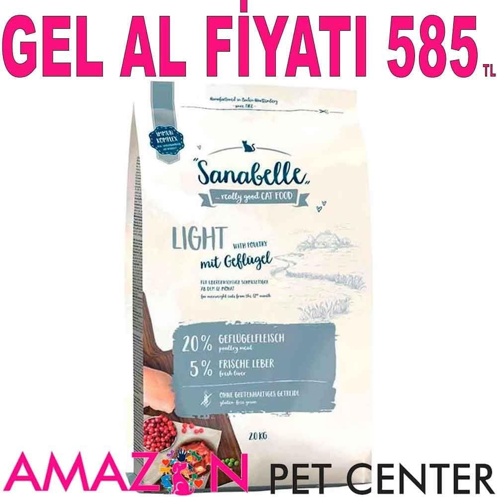 Sanabelle Light Kümes Hayvanlı Kedi Maması 2 Kg 20526009 Amazon Pet Center