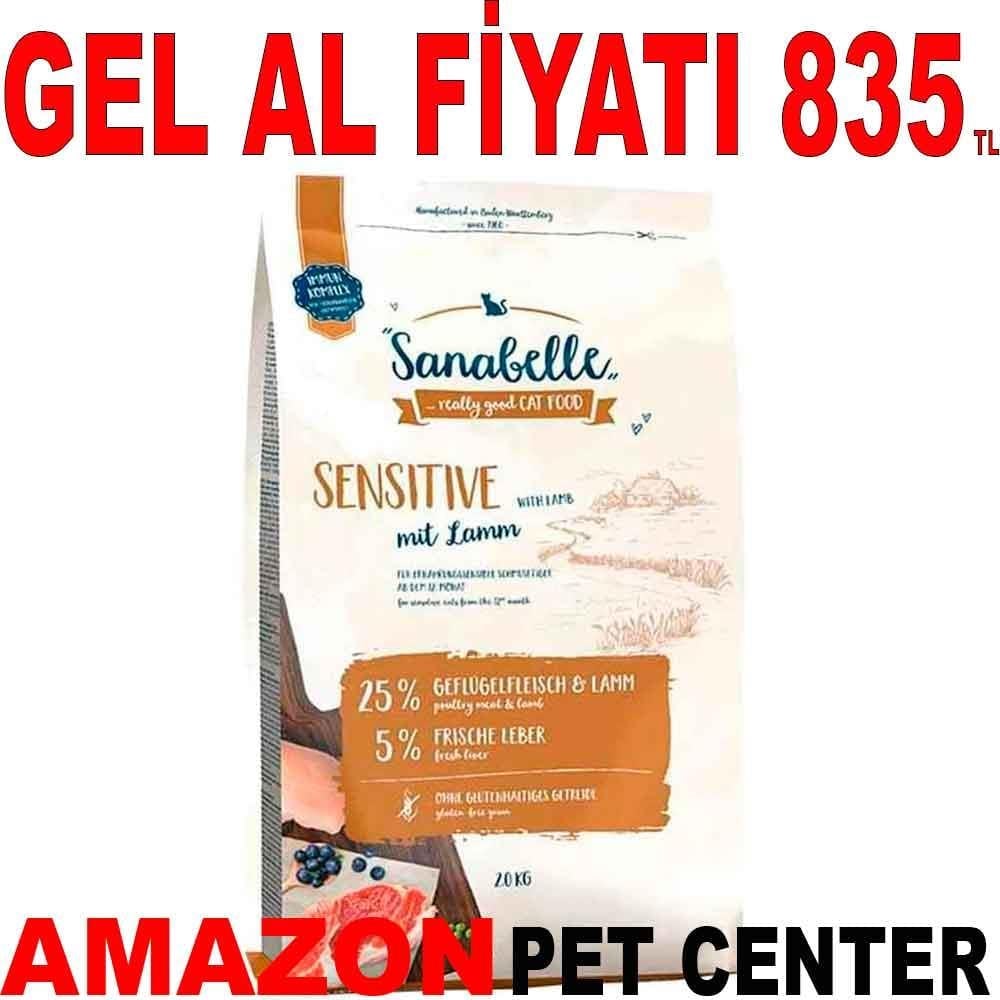 Sanabelle Sensitive Kuzu Etli Hassas Kedi Maması 2 kg 20527006 Amazon Pet Center