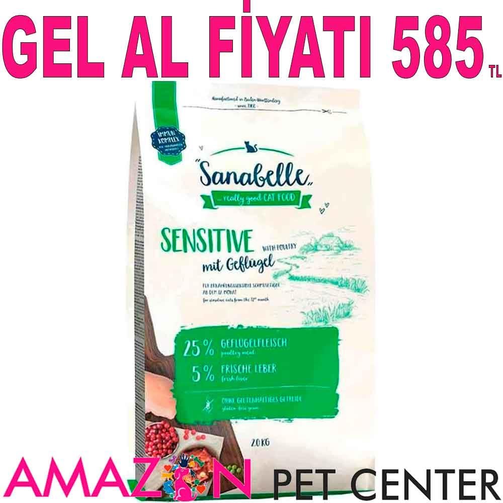 Sanabelle Sensitive With Fresh Poultry Kedi Maması 2 kg 20524005 Amazon Pet Center