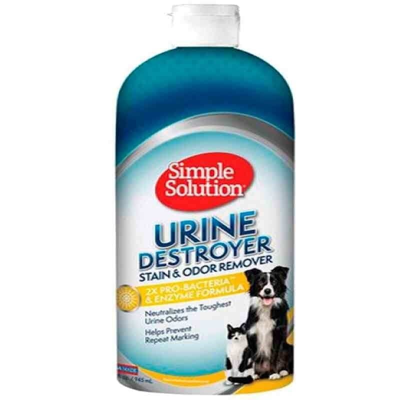 Simple Solution Urine Destroyer İdrar Leke ve Koku Giderici 1000 ml 010279941584 Simple Solution Köpek Koku Giderici Ürünler Amazon Pet Center