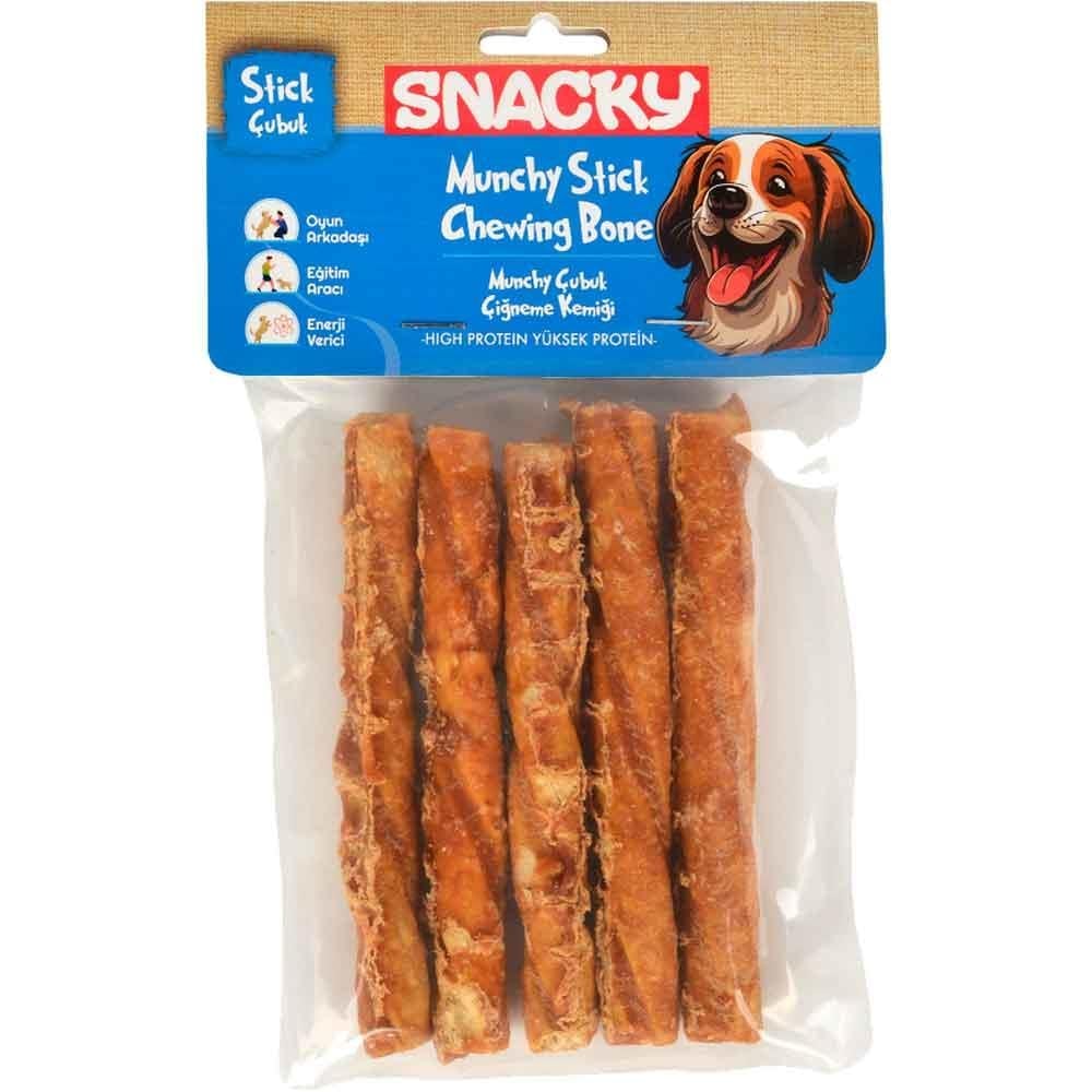 Snacky Çıtır Munchy Köpek Ödülü 5'li 13cm 100 Gr 8682631205195 Amazon Pet Center
